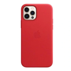 Apple Capa iPhone 12 Pro Max Leather Red Apple Capa iPhone 12 Pro Max Leather Red