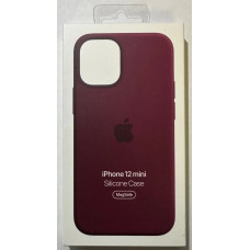 Apple Capa iPhone 12 Mini Silicone MagSafe Plum Apple Capa iPhone 12 Mini Silicone MagSafe Plum