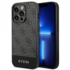 Capa Guess iPhone 14 Pro Max 4G Listra Cinza Capa Guess iPhone 14 Pro Max 4G Listra Cinza