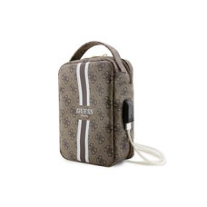 Bolsa de Viagem Guess USB modelo Stripe 4G Castanho Bolsa de Viagem Guess USB modelo Stripe 4G Castanho