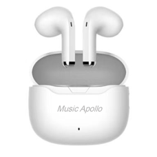 Fones de ouvido Bluetooth Apollo Music modelo T20 White Fones de ouvido Bluetooth Apollo Music modelo T20 White
