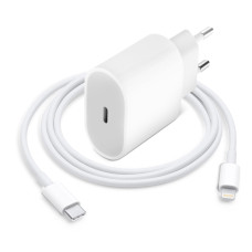 iPhone Carregador Usb-c 20W - Cabo Alimentacao Lightning Power Delivery iPhone Carregador Usb-c 20W - Cabo Alimentacao Lightning Power Delivery